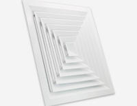 Square Ceiling Diffuser FK003 with 4-Way Airflow detail 11