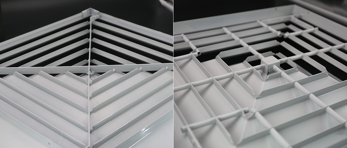 Square Ceiling Diffuser FK003 with 4-Way Airflow detail 3