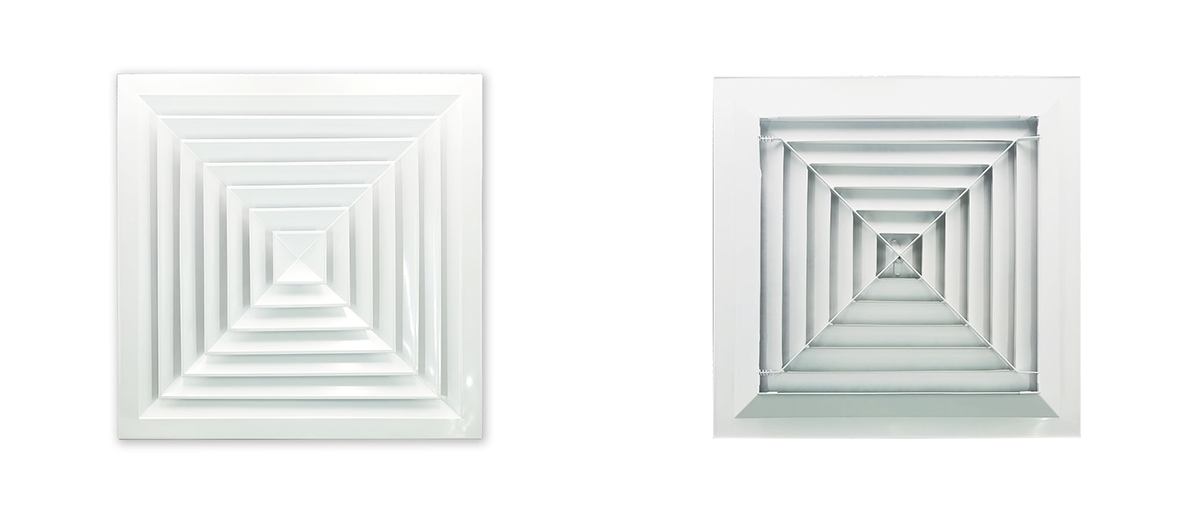 Square Ceiling Diffuser FK003 with 4-Way Airflow detail 5