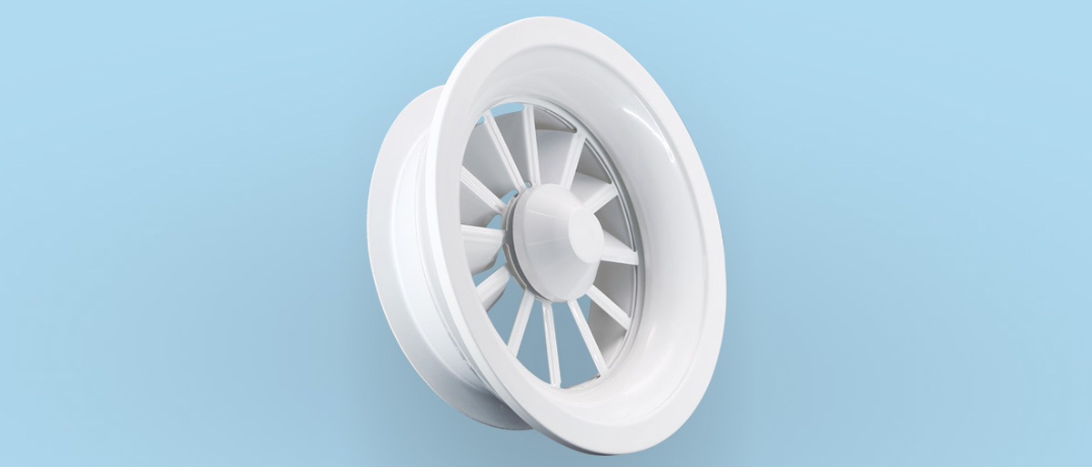 Round Swirl Diffuser FK025 for Optimal Air Supply view 4