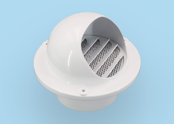 PVC Hinged Air Return Grille - No Damper, White Finish view 12