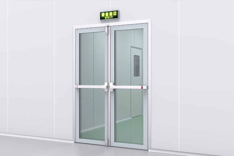 Interior Hospital Single Leaf Glass Door / Glass Sliding Door detail 5