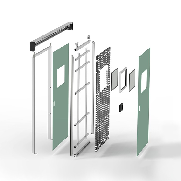 Hospital Patient Room Door Fulfils All Hygiene Regulations detail 2