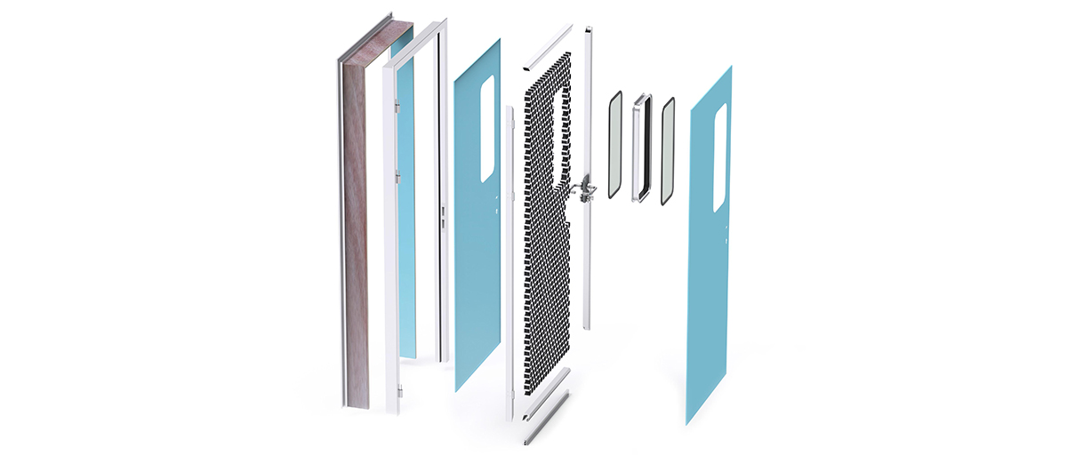 Wall Air-Tight Swing Door view 3