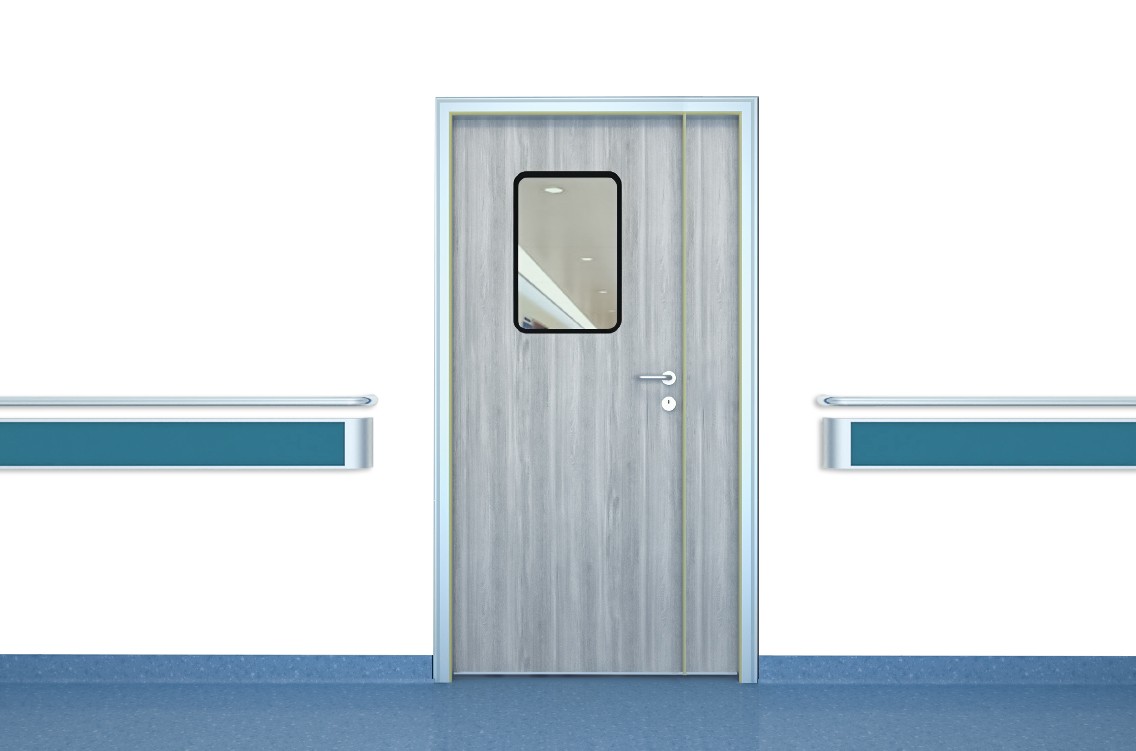 CE Fire Proof Steel Door with Certified Door Closer FHD-104