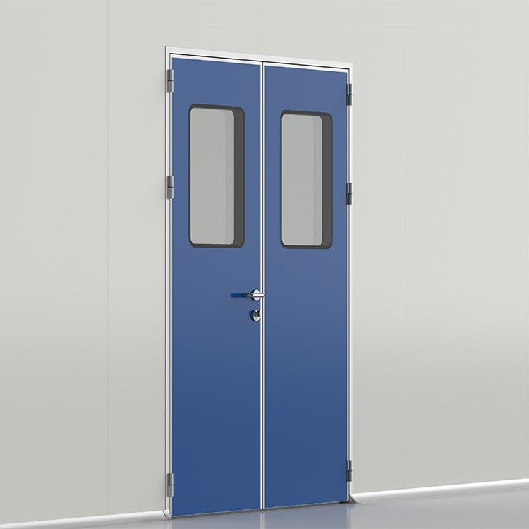 HPL Laminate Flush Hospital Door, Same-Color Aluminium Frame view 3