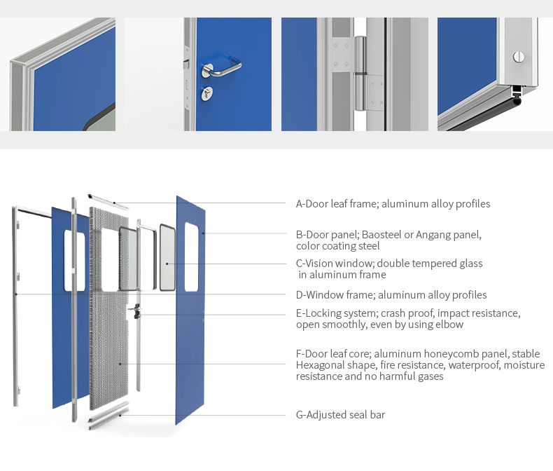 Operating Theatre Door for Medical Facility detail 4