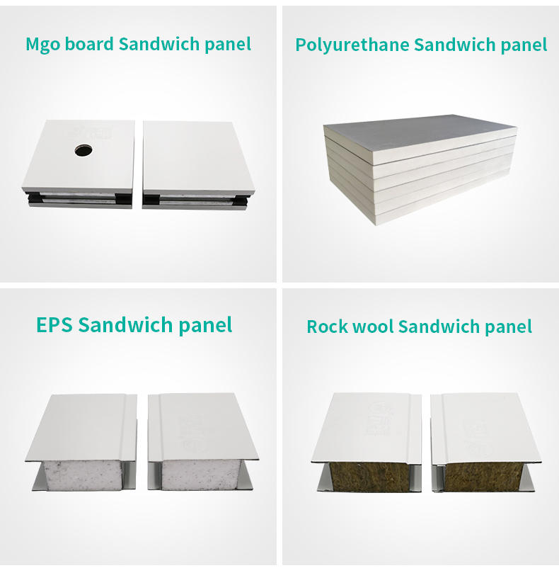 EPS / MGO / Rock Wool / Polyurethane Sandwich Panel detail 5